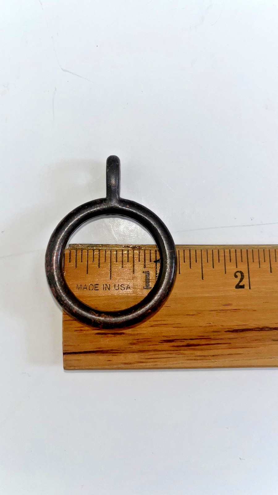 Lot 20 Vintage Faux Brown Marble Plastic Drapery Curtain Rings 1″ inside 1″ out