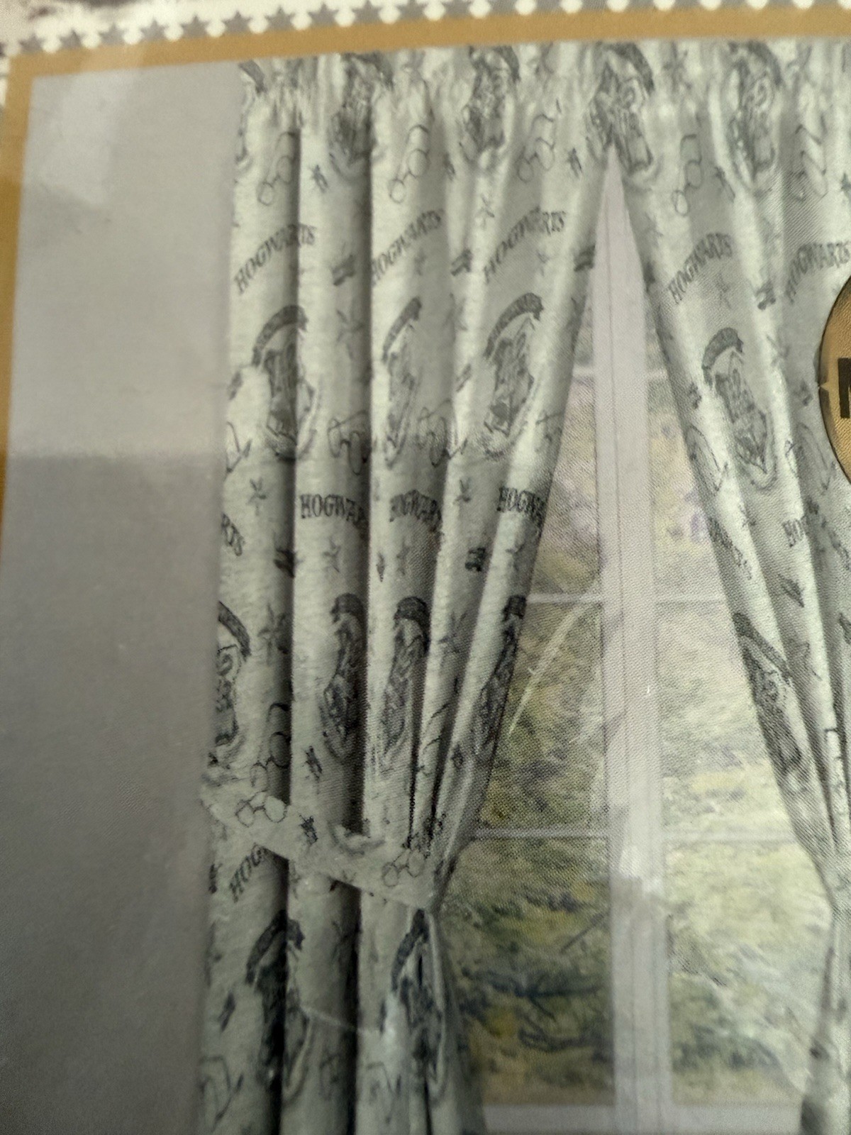 Harry Potter 2 Window Panels Forbidden Forest 42×84 Microfiber NEW