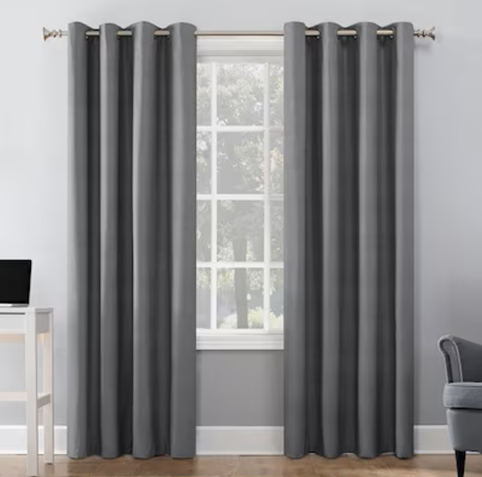 Sun Zero One Panel Pair Stylish Curtain Light Blocking Drape 100 Inch x 63 Inch