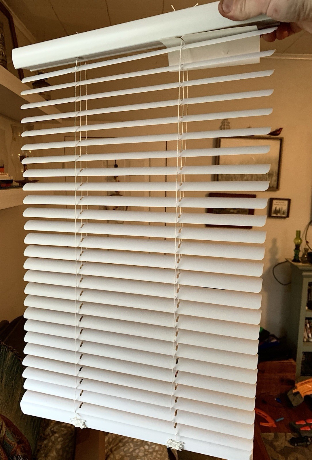 Window Blind 1pc. 16”x48”Cordless, White, NewInBox, With hardware + Instructions