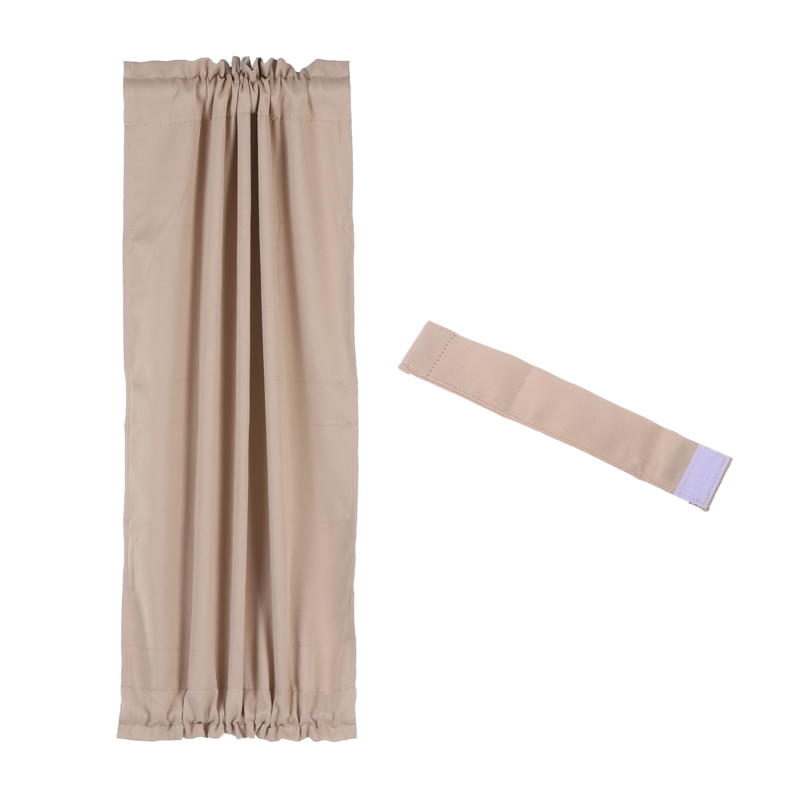 Blackout Door Curtain, 25″W x 40″L French Window Door Curtain 1 Panel, Beige