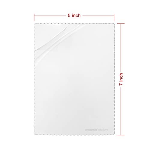 Windshield Sticker Applicator 5 Pack 5″x7″ Static Cling for Stickers Easy