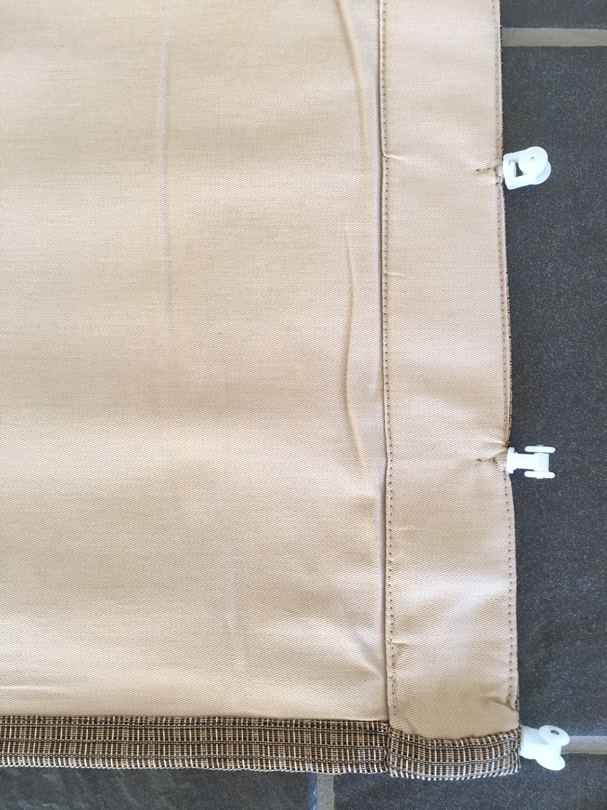 Set of 4 Silk Blend Curtain Panels Custom Drapes Window Treatments w/ Rails