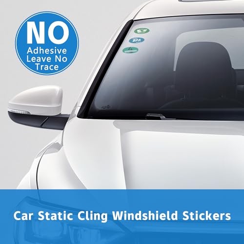 Windshield Sticker Applicator 5 Pack 5″x7″ Static Cling for Stickers Easy