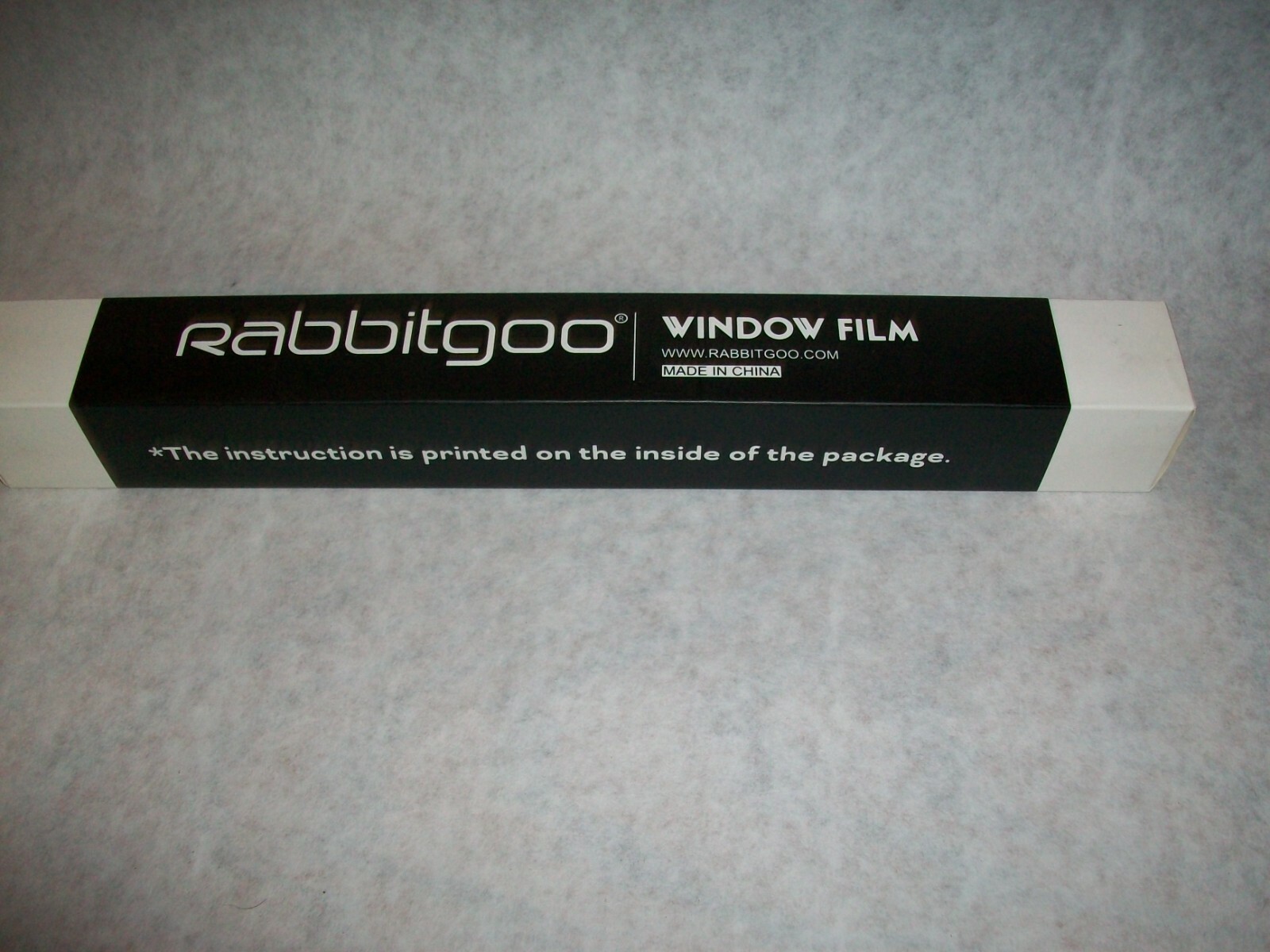 rabbitgoo Window Film No Glue Privacy Window Sticker, Frosted White Good Privacy