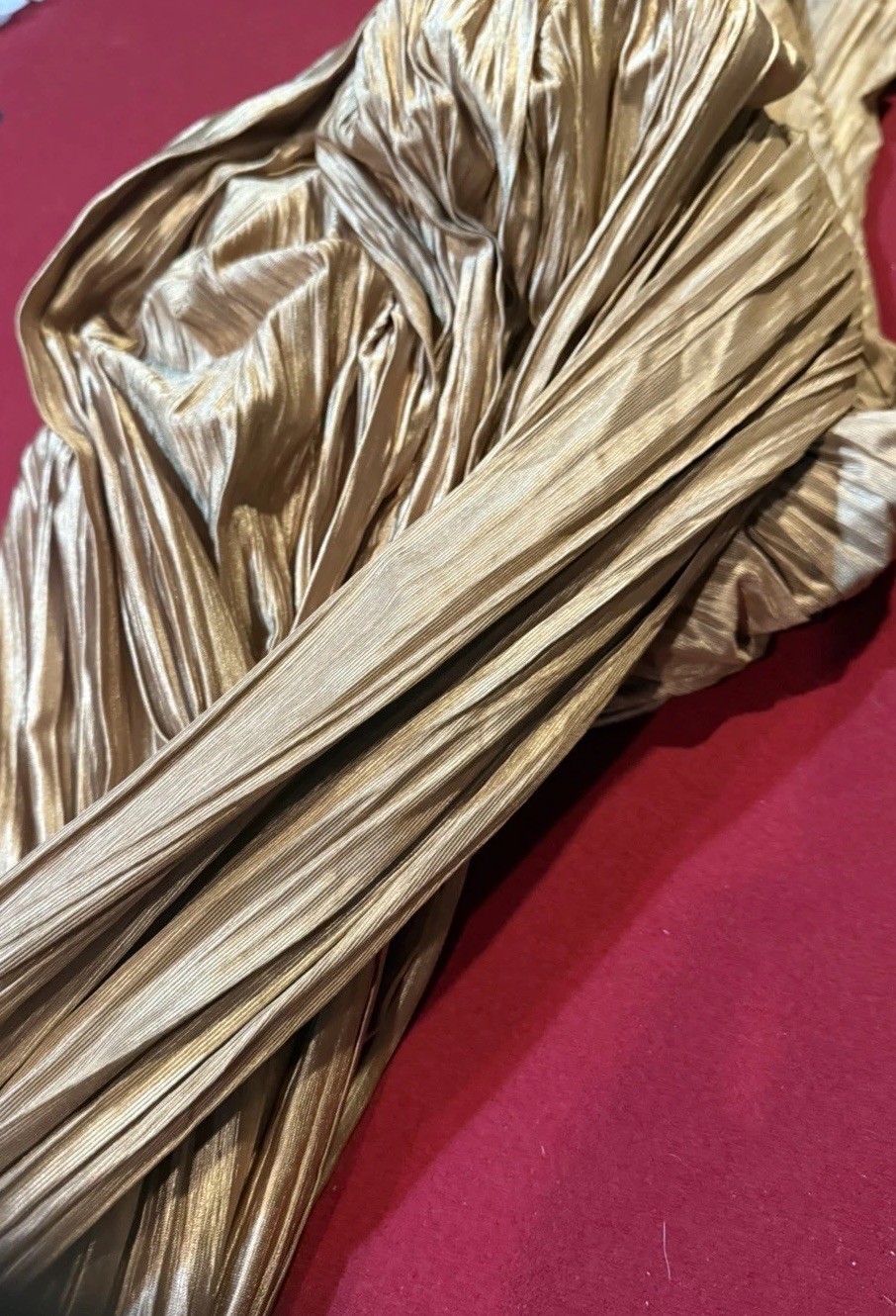 WINDOW SWAG-FAUX SILK LOOK PLEATED 43”x288” SCARF/SWAG WINDOW TREATMENT-SET OF 2