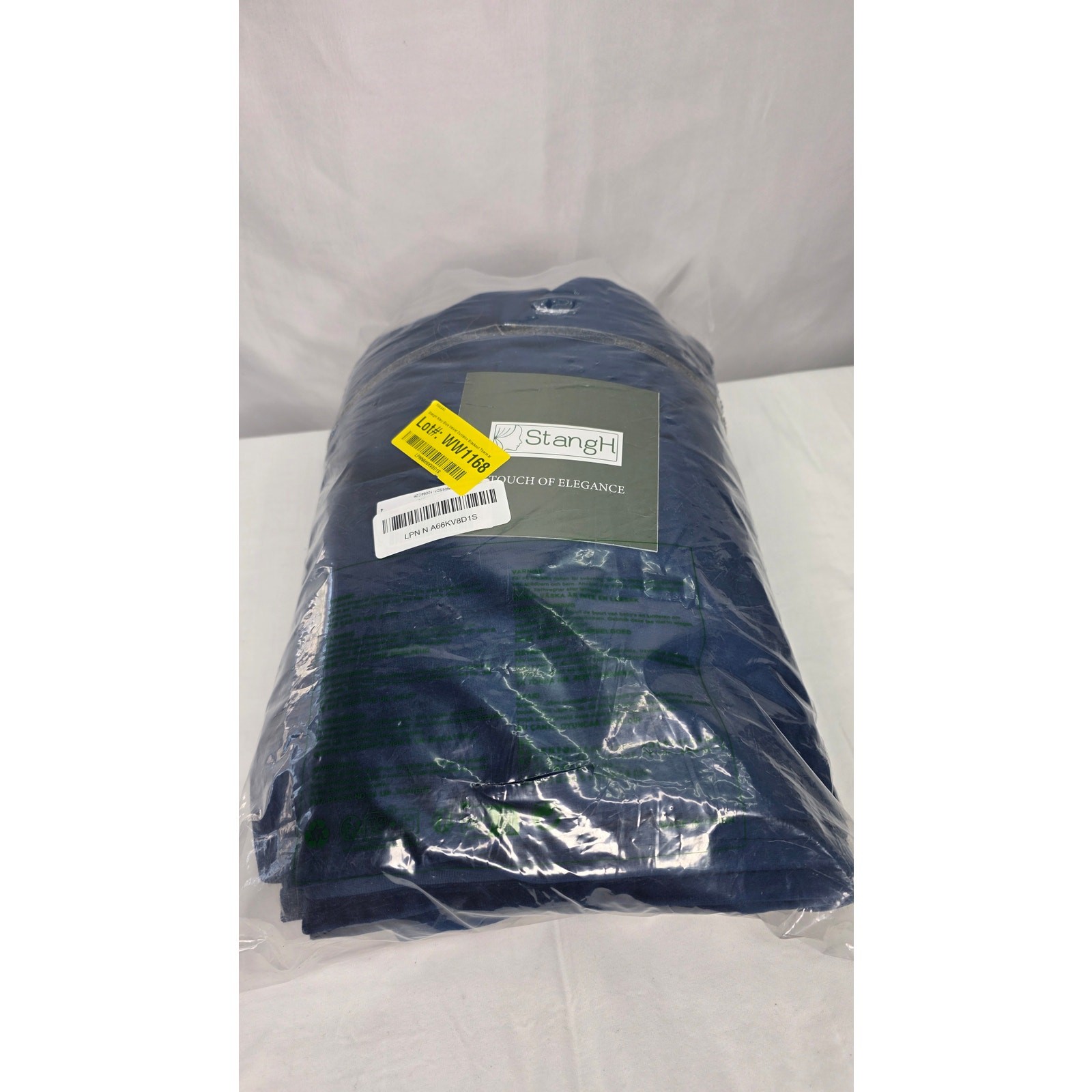 Navy Blue Velvet Curtain Blackout Backdrop Curtains W100 x L84 1 Panel