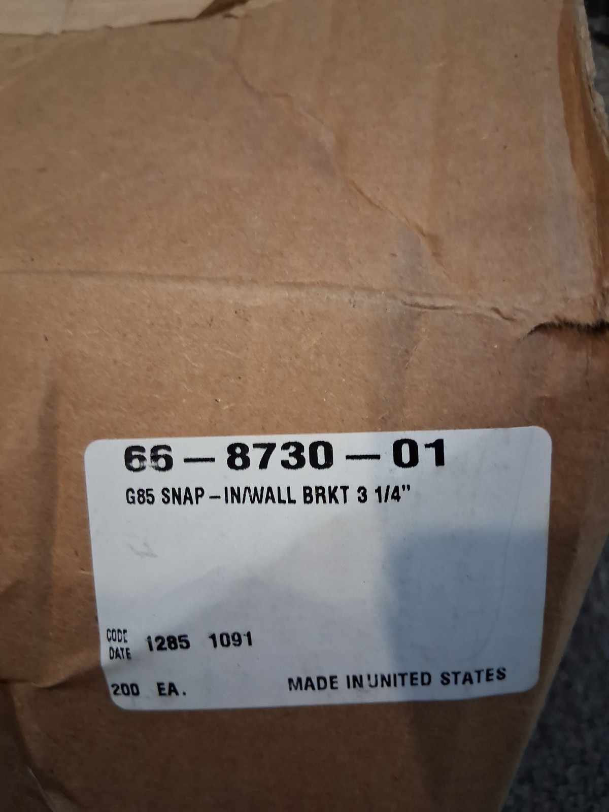 NEW Lot of 20 Metal Bali Graber Vertical Blind G85 Bracket 1-1/2 Inch Headrail
