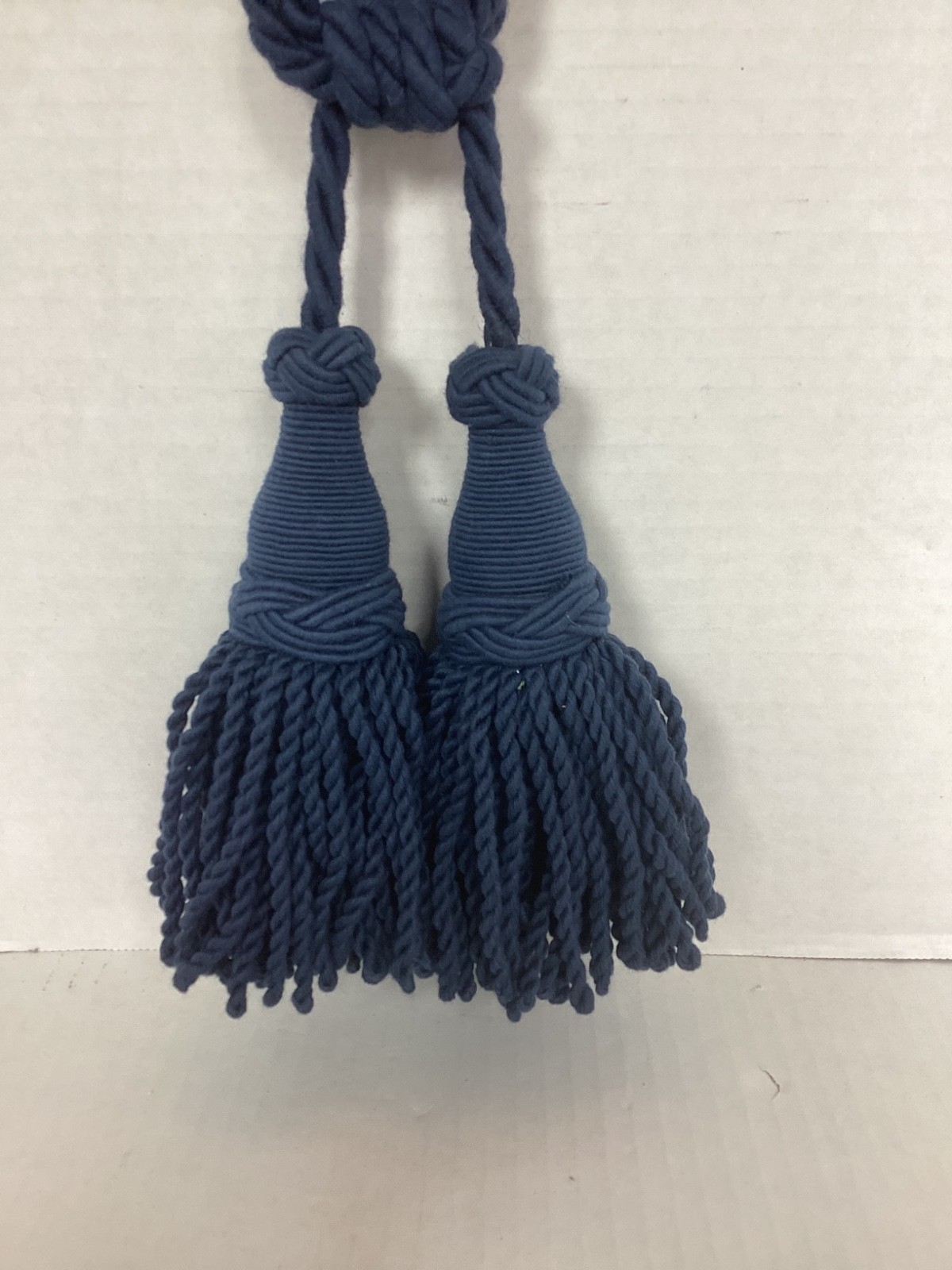 Vintage Pierre Deux French Country Double Tassel Curtain Cotton Tieback