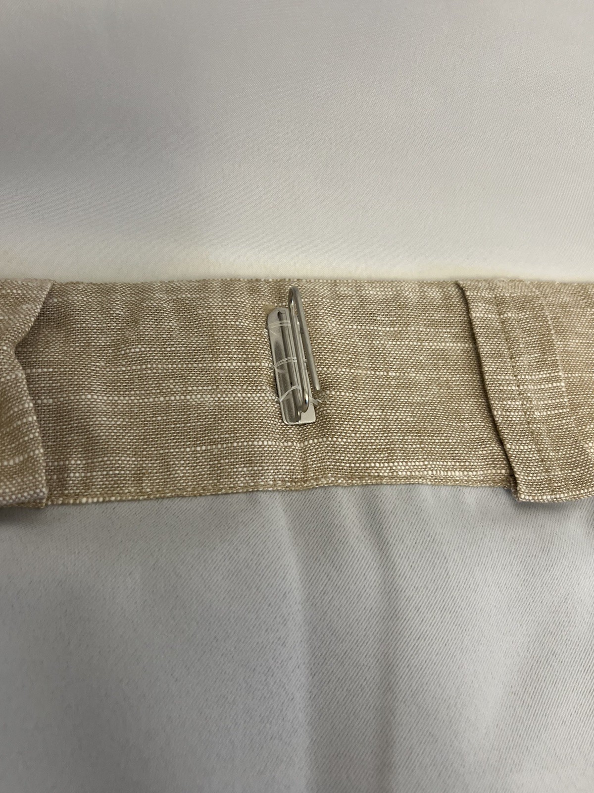 Pottery Barn Emery Linen Blackout Drapes Set of 2 Oatmeal 49×96 Curtain Panels