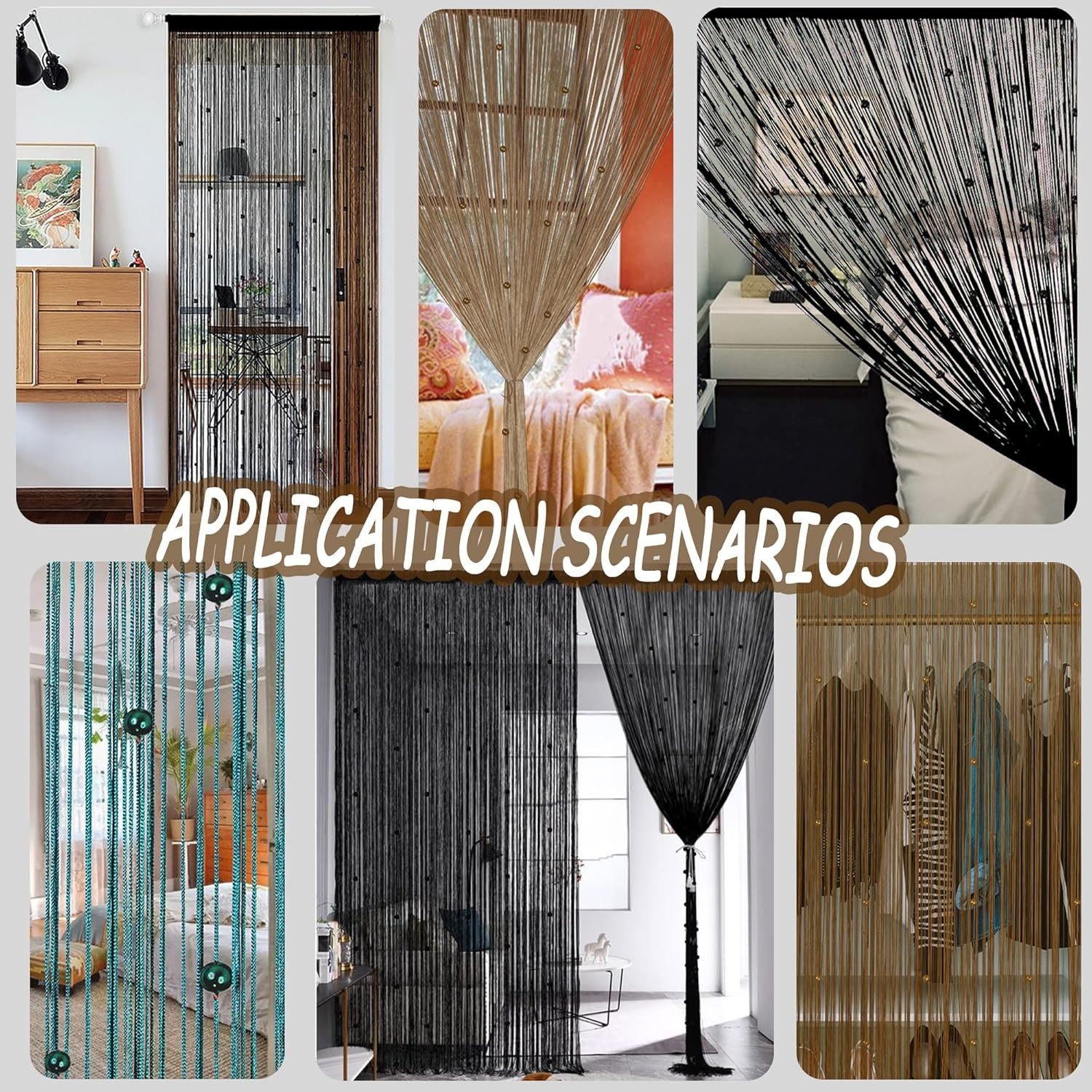 Romantic Crystals Door Beads – Interior Hanging Decoration