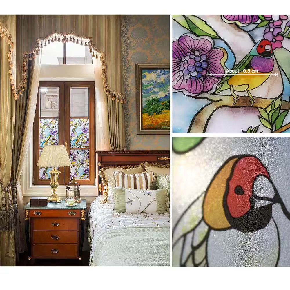 35.4 In. X 78.7 In. Decorative and Privacy Window Film