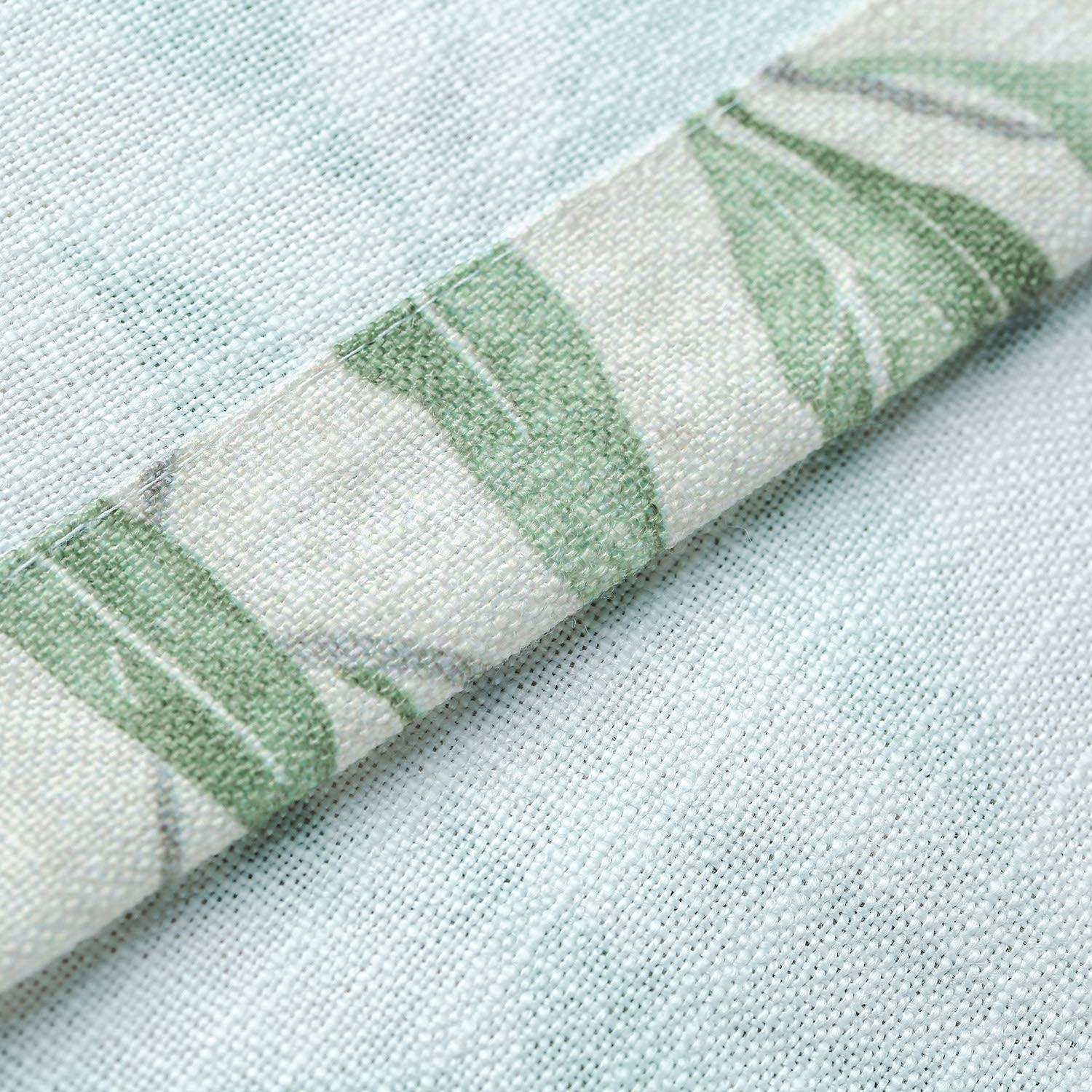 Curtain Valances Leaves Meticulous Printed Window Curtains for Kitchen, Top R…