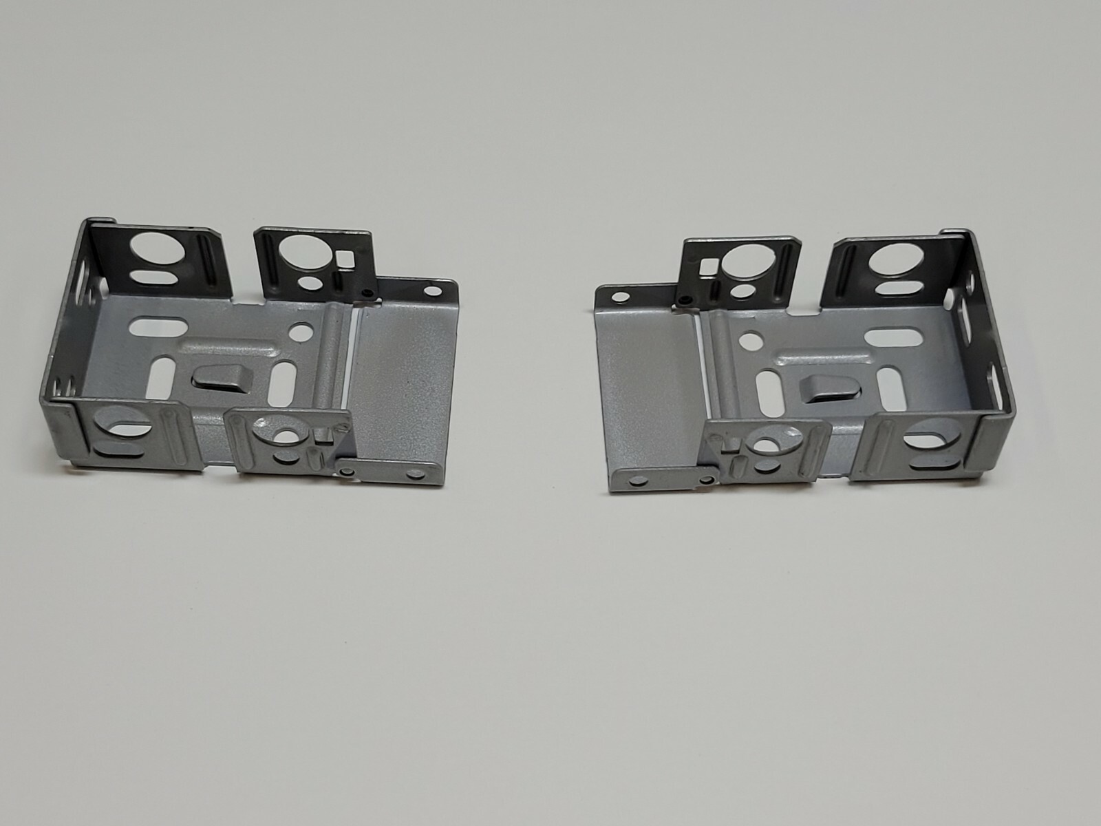 Wood Faux Blind Toprail Metal Brackets 2pc