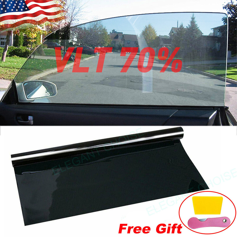 300CM Uncut Roll Window Tint Film 70% VLT 20″ x 10’ft Feet Car Home Office Glass