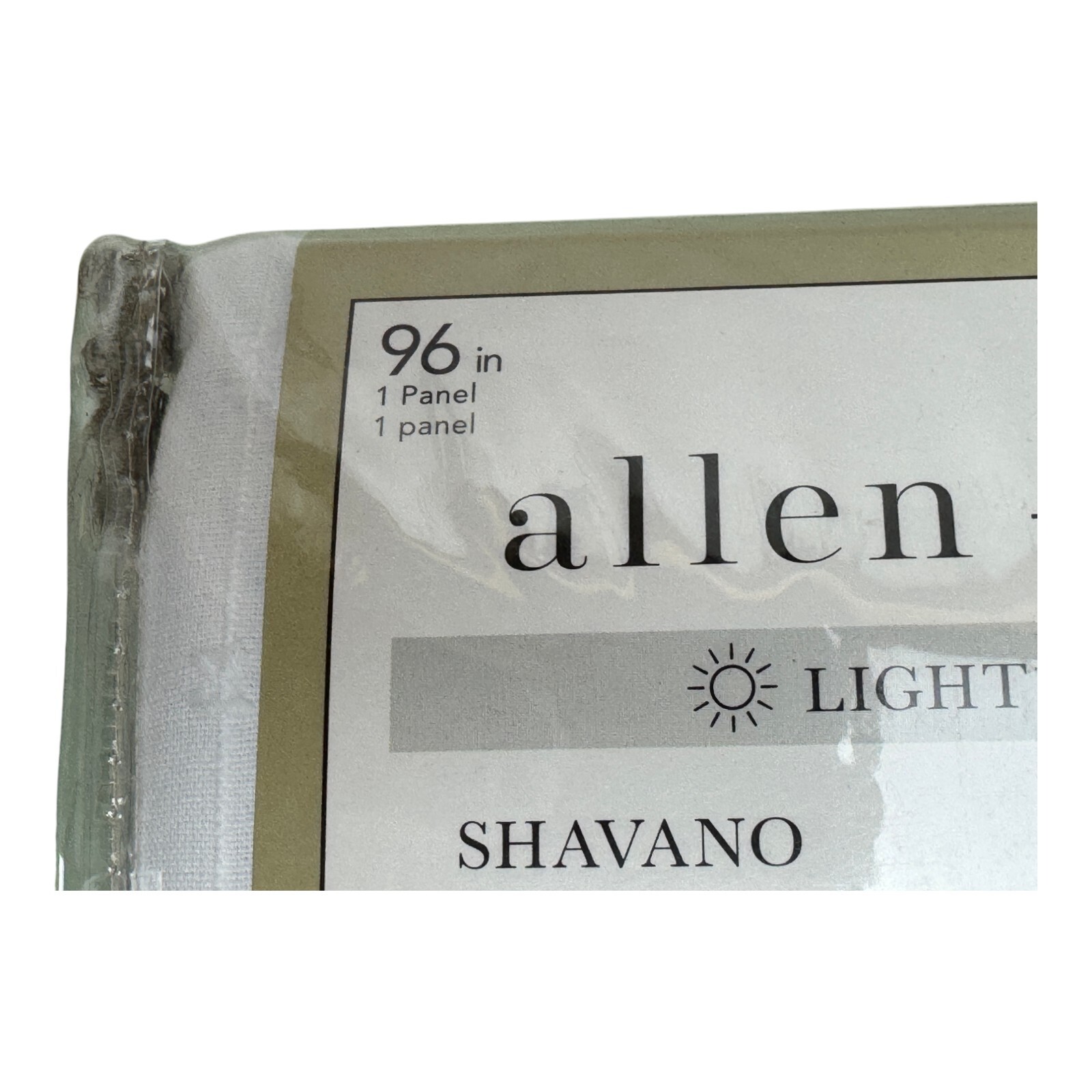 2PK – Allen + Roth 50 x 96 Shavano Ivory Linen Rod Pocket Curtain Panel, 5030759
