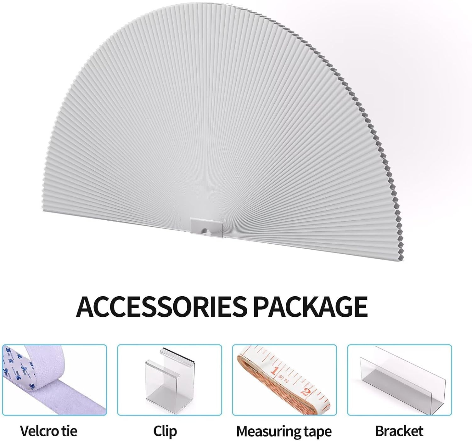 Myshade Arch Window Shades Half Circle Blackout Cellular Shades Cordless No