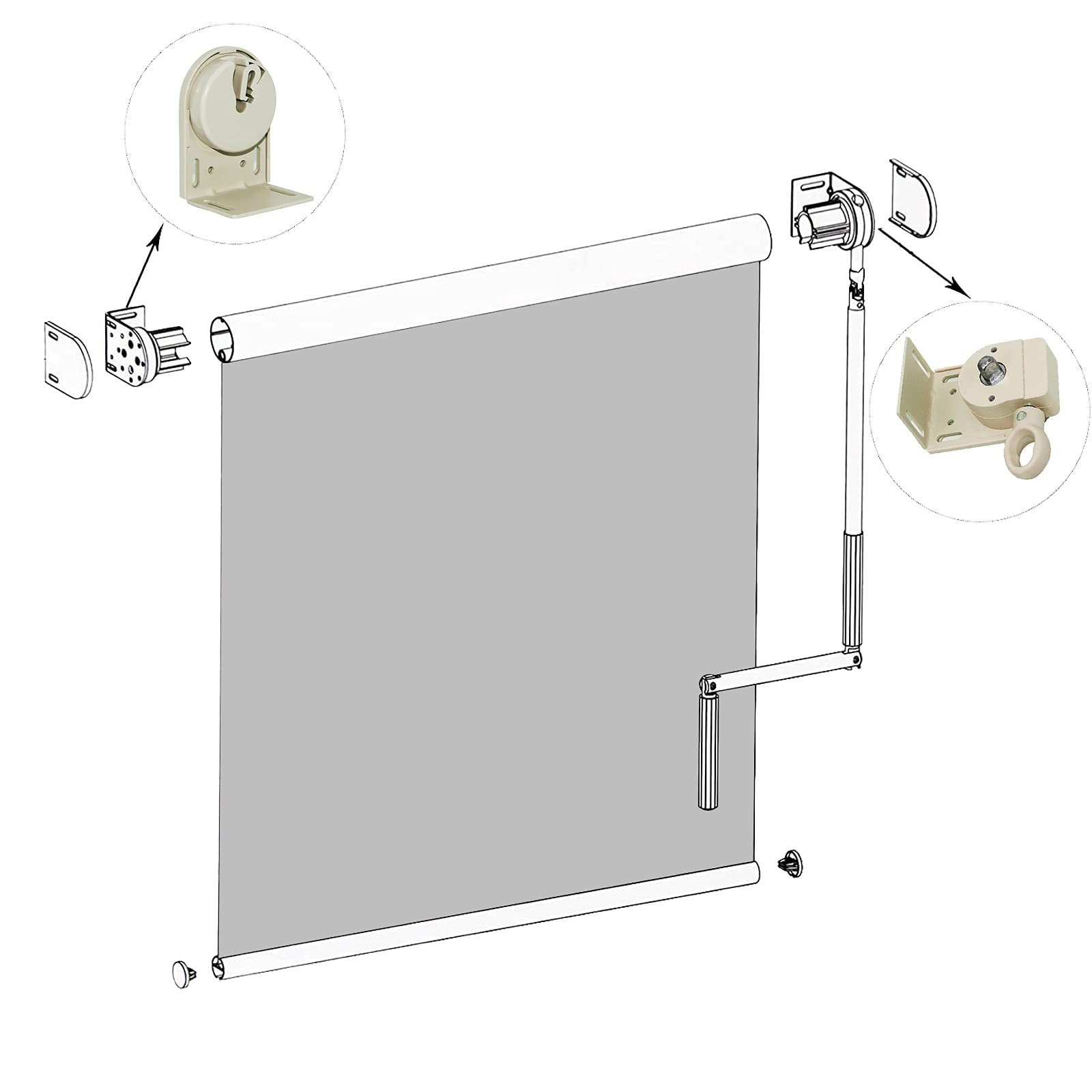 Lihopefe Cordless Bracket, Sunshade Replacement Accessory, Suitable for Coola…