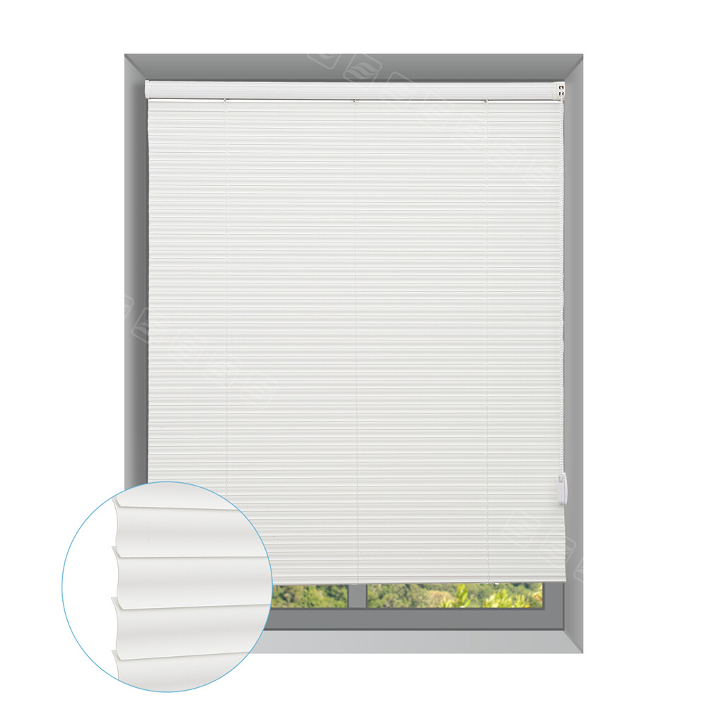 Changshade CUSTOM Cut Corded Blackout Horizontal Blinds 1inch Window Shades