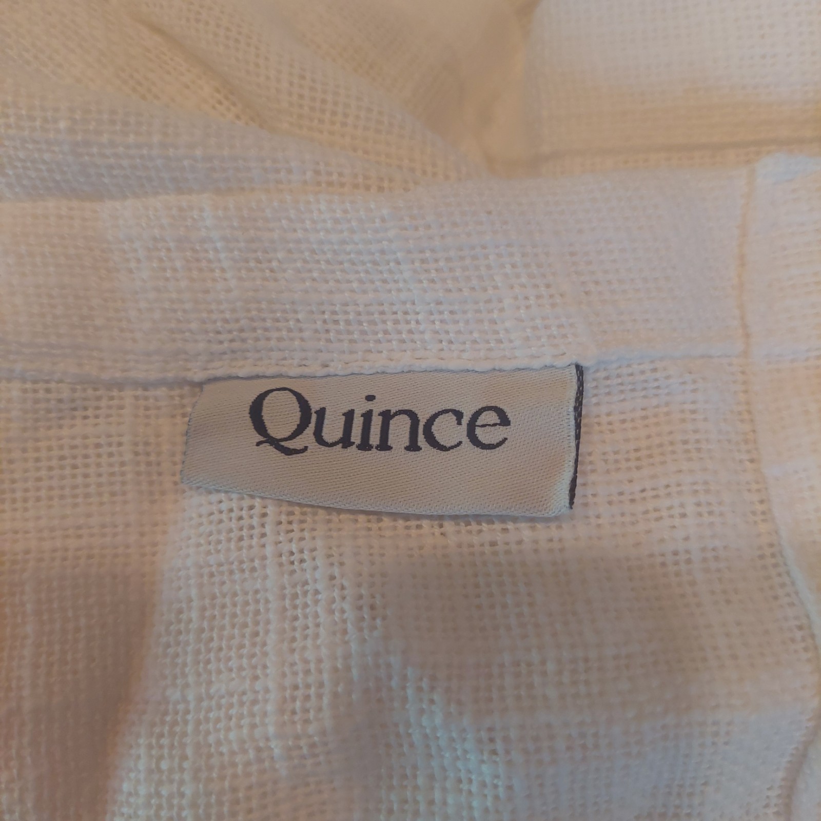 Quince Cotton Sheer White Curtains- Set Of 2 Panels! 48″x96″ (T13)