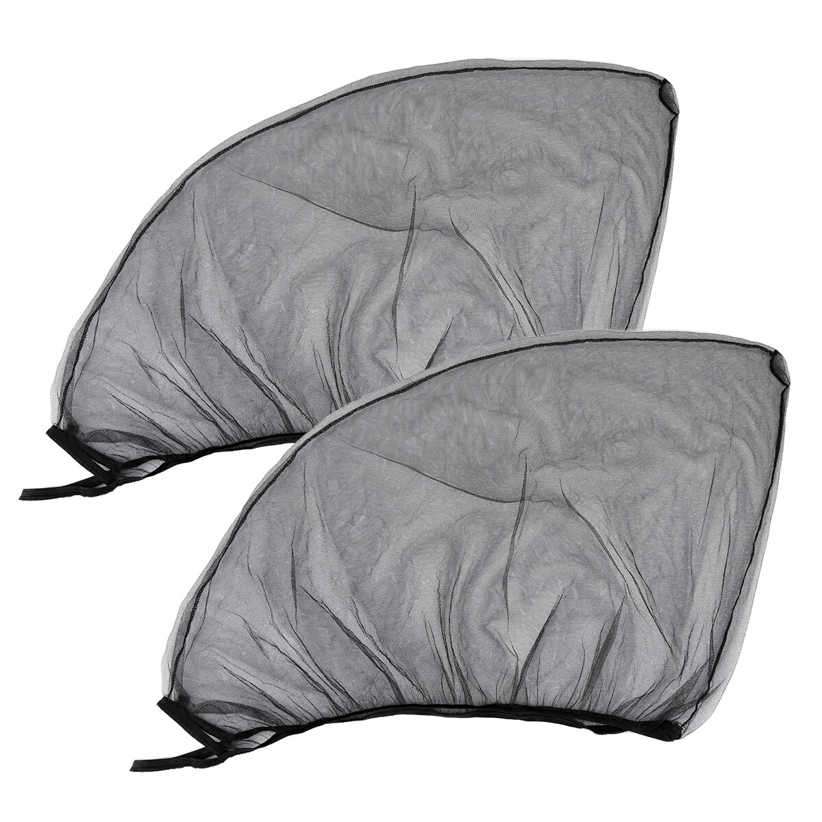 2/4Pcs Car Front Rear Window Mosquito Net Sun Shade UV Protection Mesh for Sedan