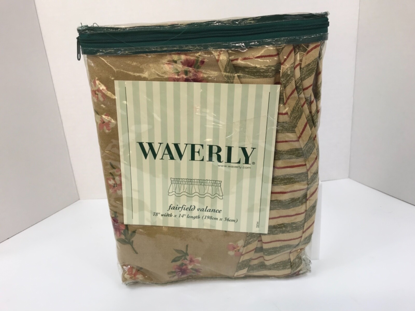 Waverly Fontanelle Fairfield Valance, Antique Gold 78’x14’ Style #81400547 New