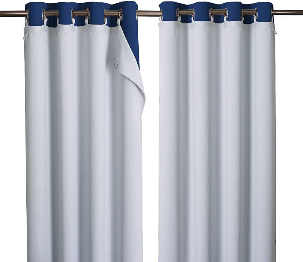 Blackout Curtain Liners for Sheer Curtains, Cold Heat Light Noise Blocking Liner