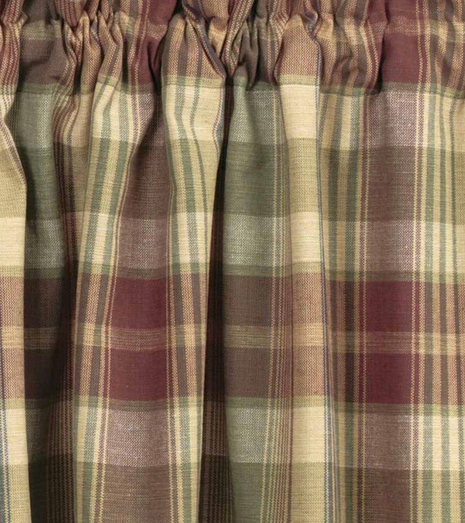 Saffron Panel Pair W/ Tie Backs 63″ Long Unlined by Park Designs