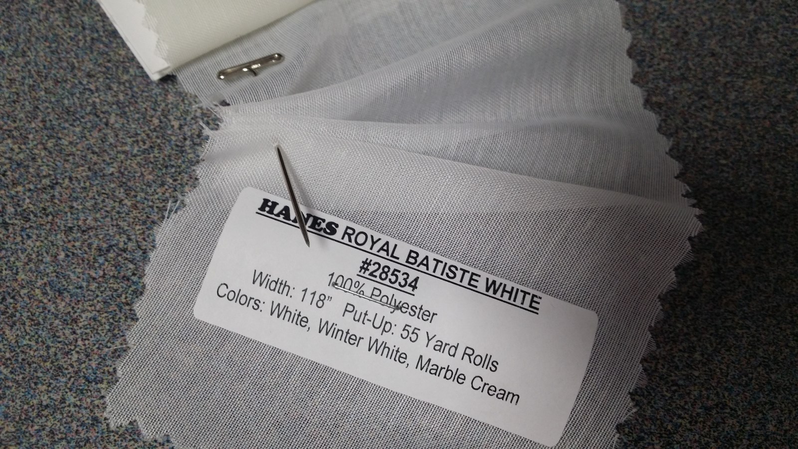 Batiste Sheer Pinch Pleated Drapes – 84″ long / 96″ / custom size / per panel