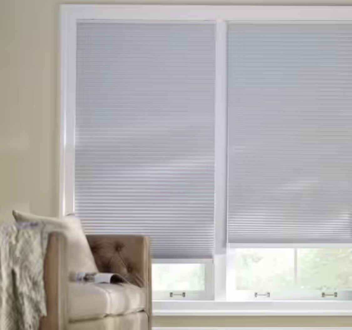 CUSTOM WIDTHS HDC Blackout Shadow White Cordless Cellular Shade SHIPS 3 DAY 48”L