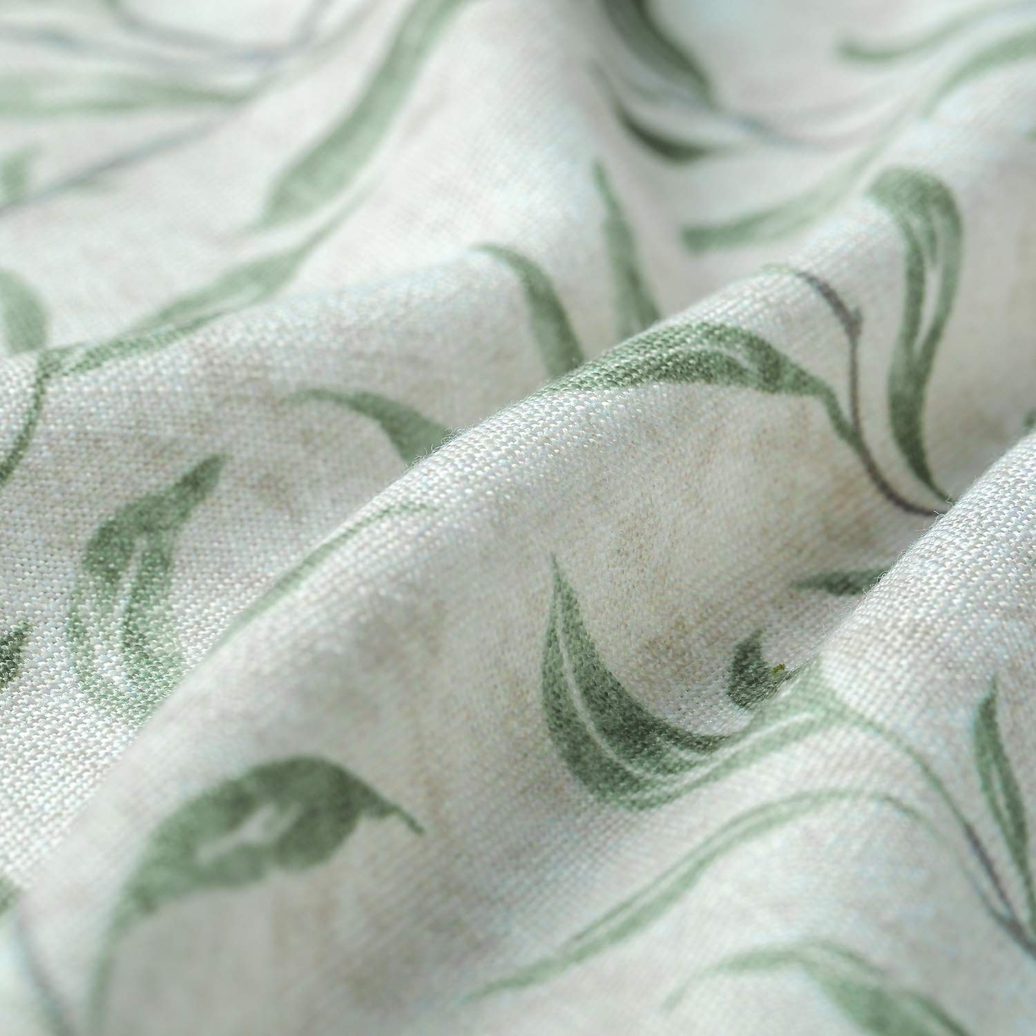 Curtain Valances Leaves Meticulous Printed Window Curtains for Kitchen, Top R…