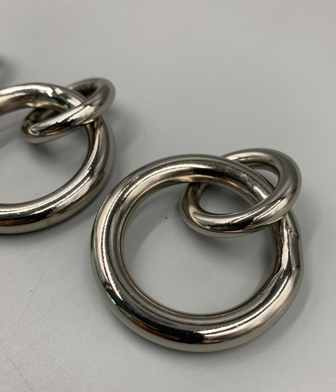Pottery Barn Standard Curtain Round Rings S/3 Small 0.75″ Nickel #S2052C