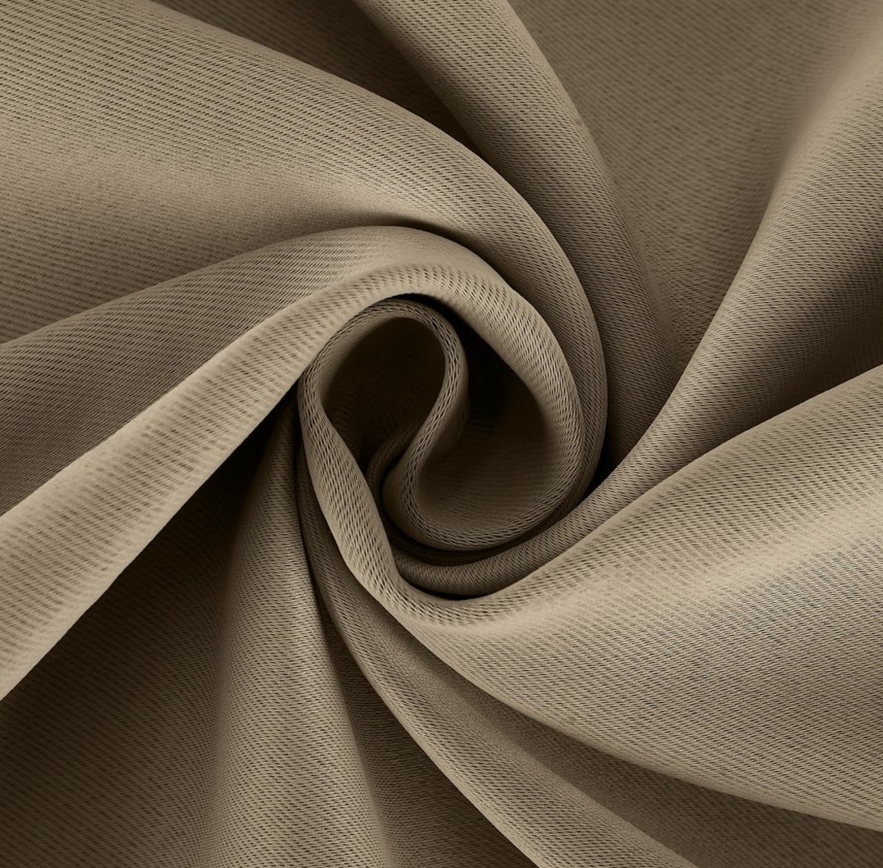 NWT~ Sun Zero Barly Taupe Brown 1 Curtain Panel Blackout 54″ x 84″ Modern 12.27