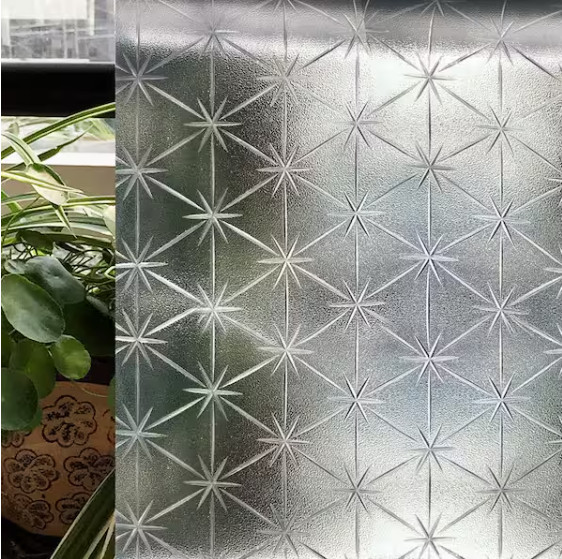 35.4 in. x 78.7 in. 3D Shapes Decorative and Privacy Window Film
