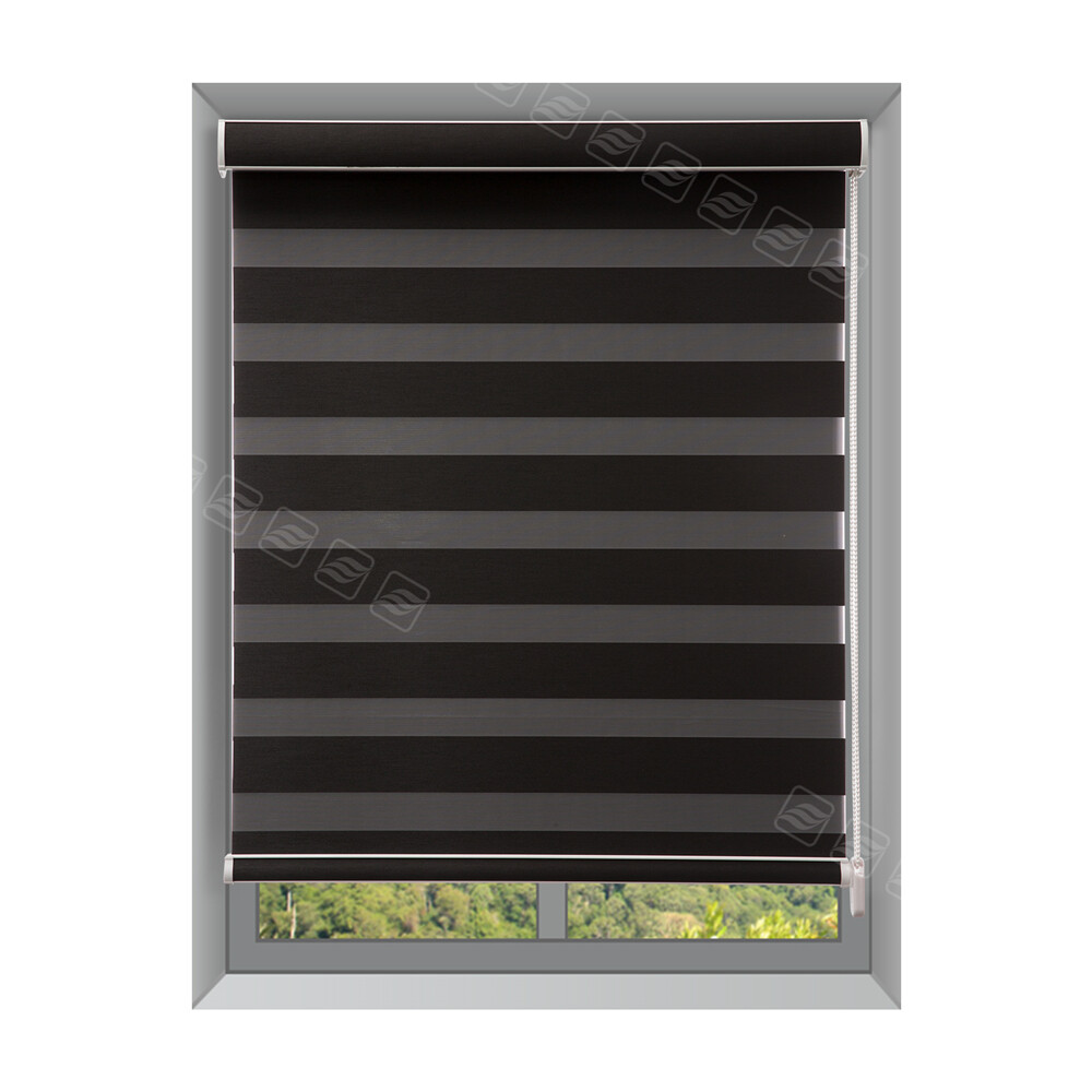 CUSTOM SIZE Horizontal Window Shade Blind Day and Night Zebra Dual Roller Blinds