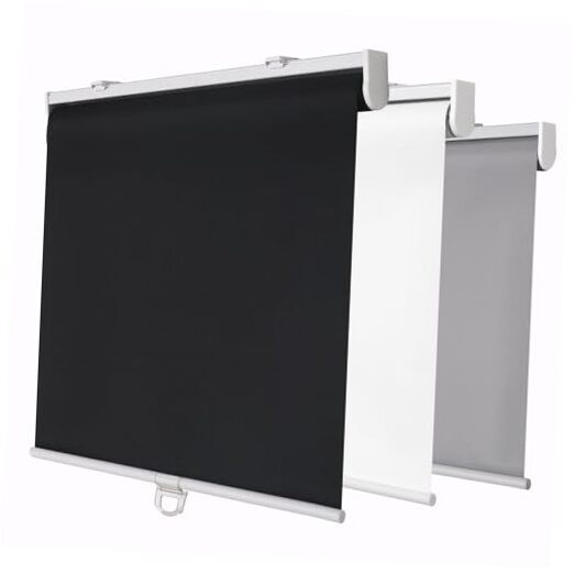Cordlessout Window Roller Shades, Pull Down Spring System 29″W x 72″H Black