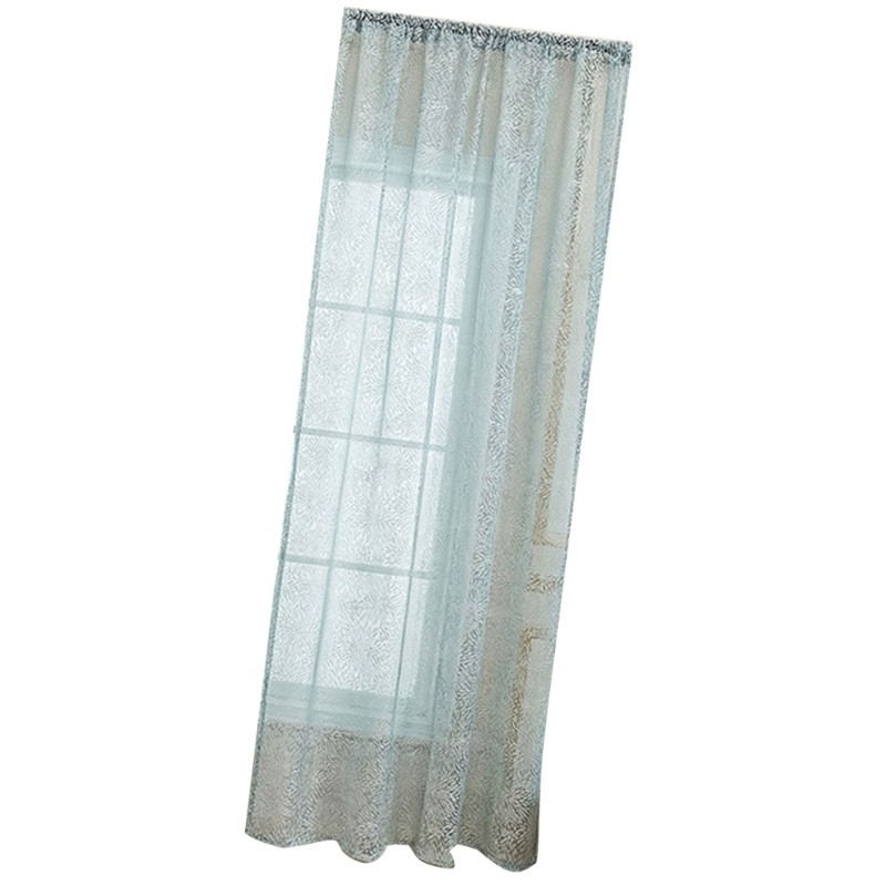 Easy Caring Polyester Sheer Curtain Any Season Rod Pocket Designs For Privacy