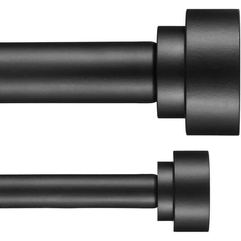 Heavy Duty Adjustable Curtain Rods Home & Office Durable Wall Mounting New