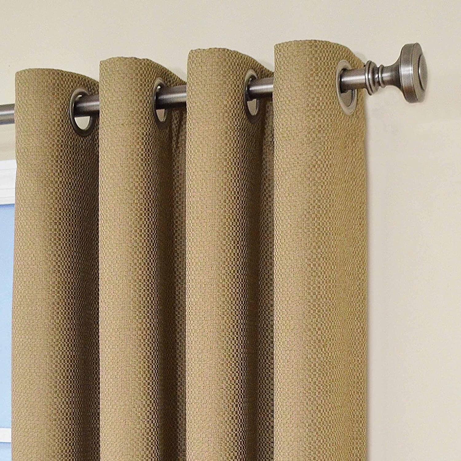 ECLIPSE Wyndham Thermal Insulated Single Panel Grommet Latte Color – 52» x 84»