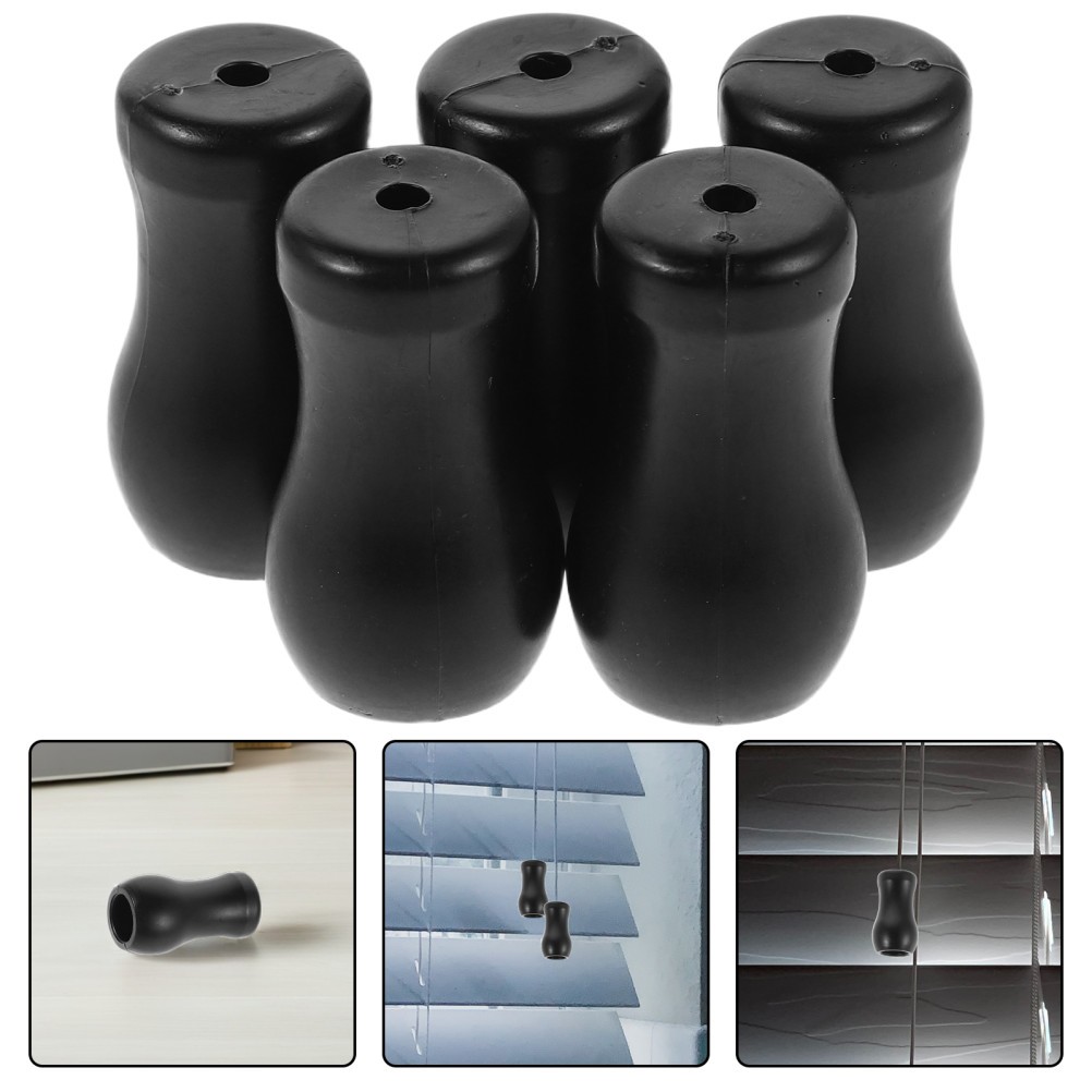 10 Pcs Curtain Rope Head Blind Pull Cord Knobs Blinds Replacement Parts