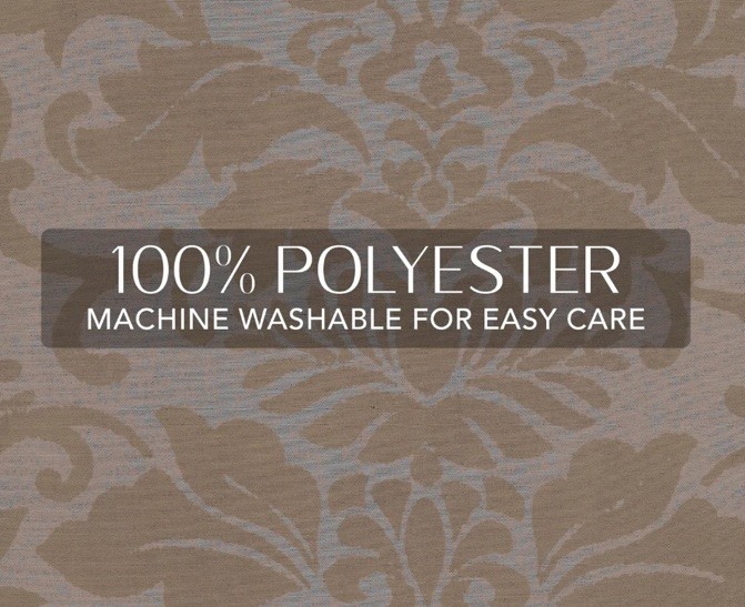 Home Fashions Antonia Taupe 52 x 36 in 100% Polyester Open Box