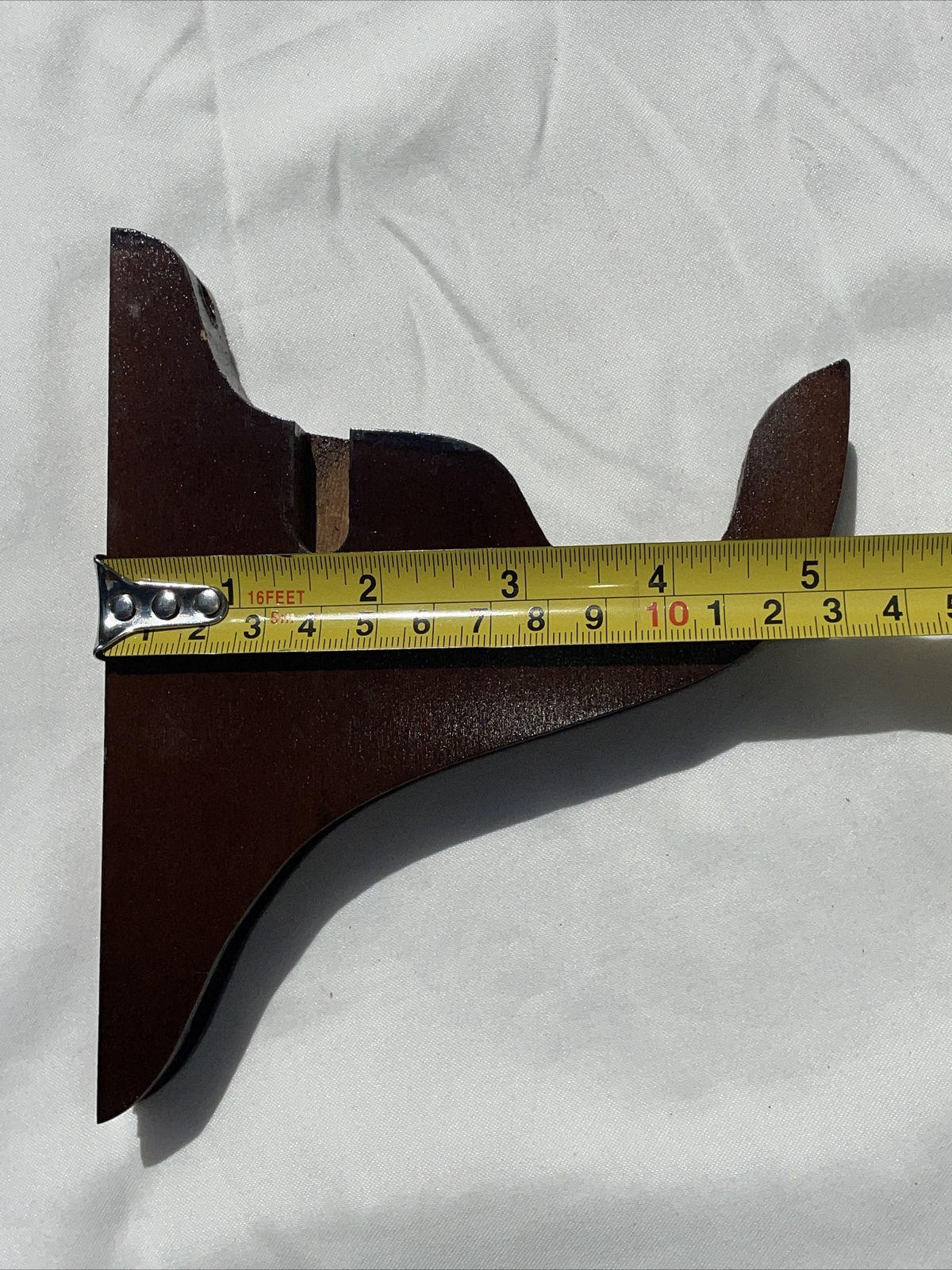 Vintage Stanley Wood Pole Set Decorative Curtain Rod Brackets Finials Rings 3”