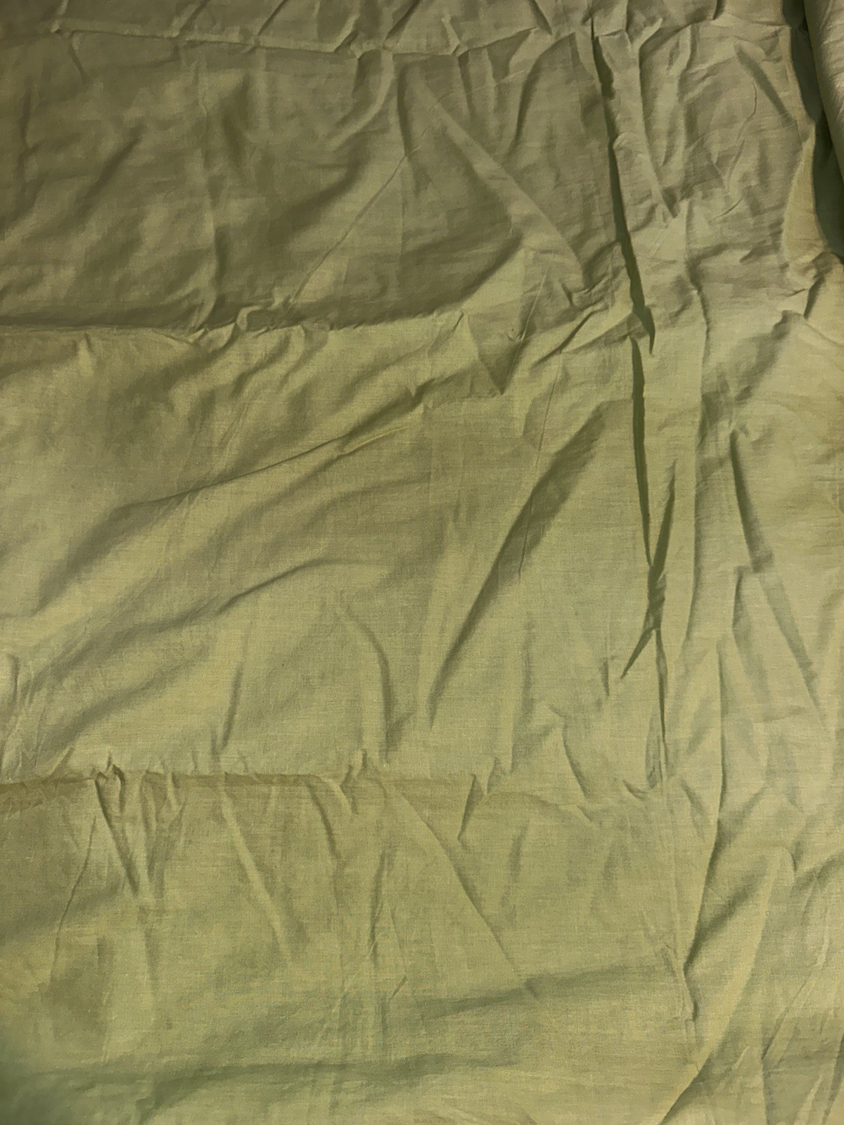 Boho Vintage Style Cotton Velvet Sage/Olive Green Bird Print Curtain – 4 Piece