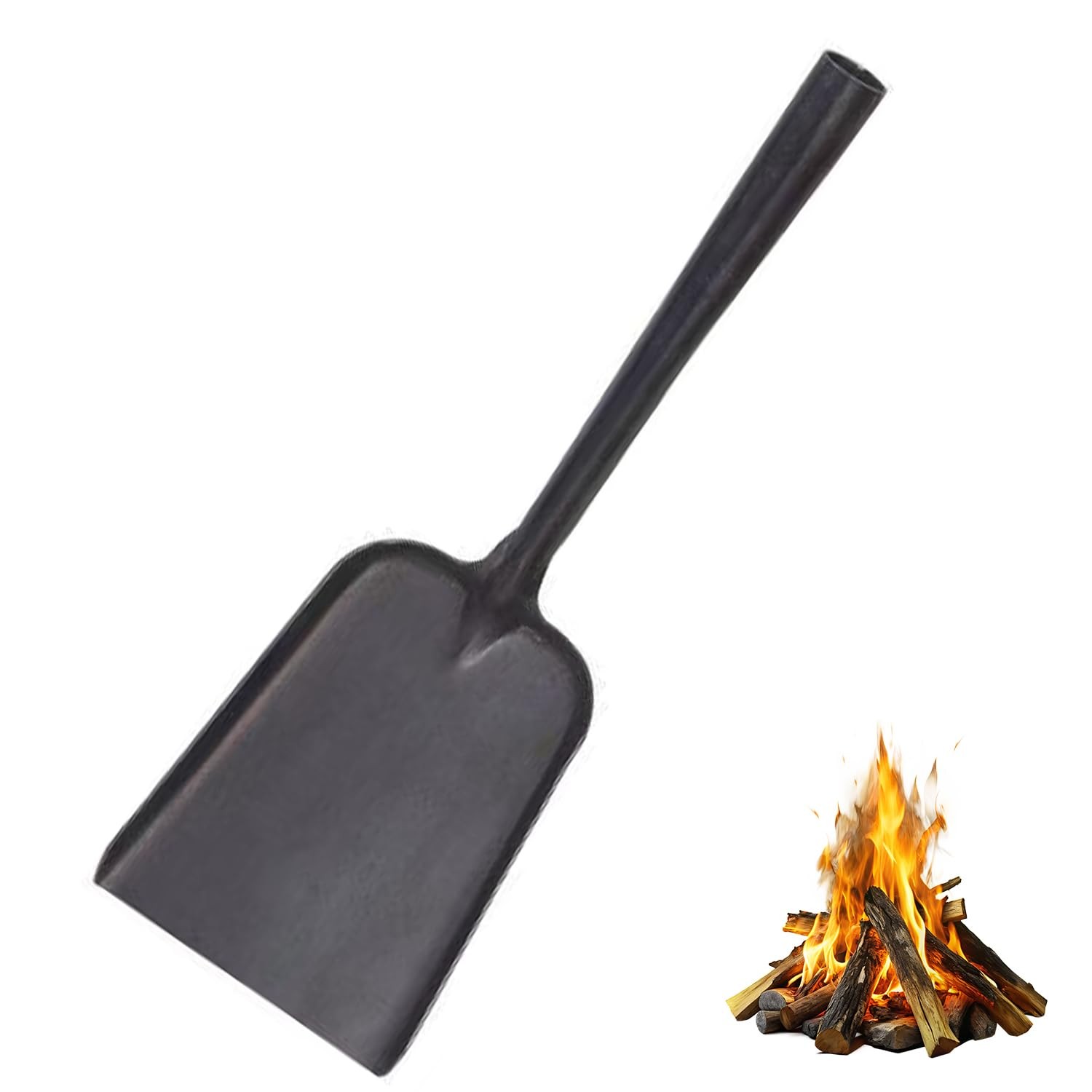 16 Inch Fireplace Ash Shovel For Fire Pit Heat Resistant Scoop Garden Shovel