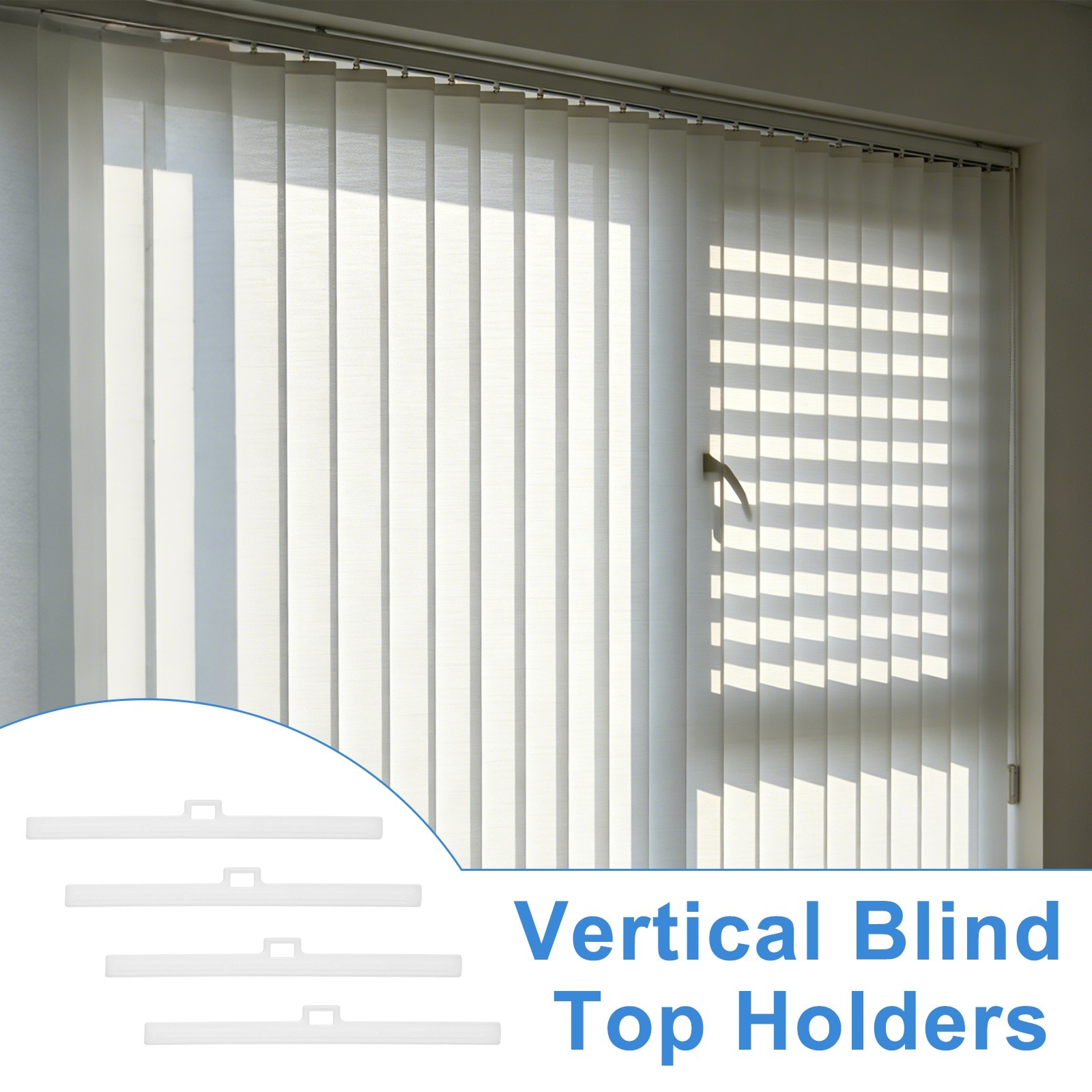 20Pcs Vertical Blind Hangers, 119mm Vertical Blind Top Holders