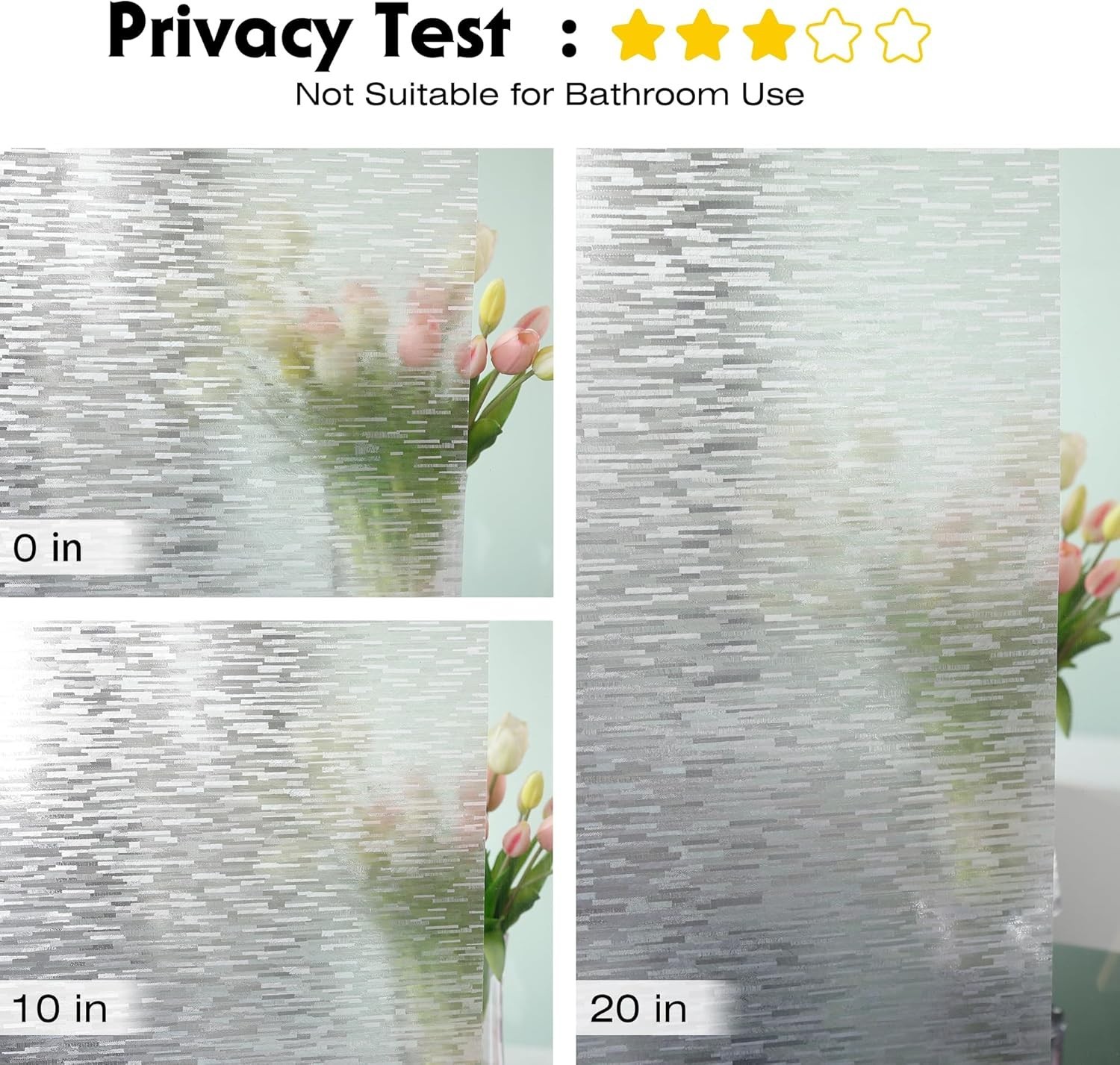 Privacy Film for Glass Windows – Easy Install, UV Protection