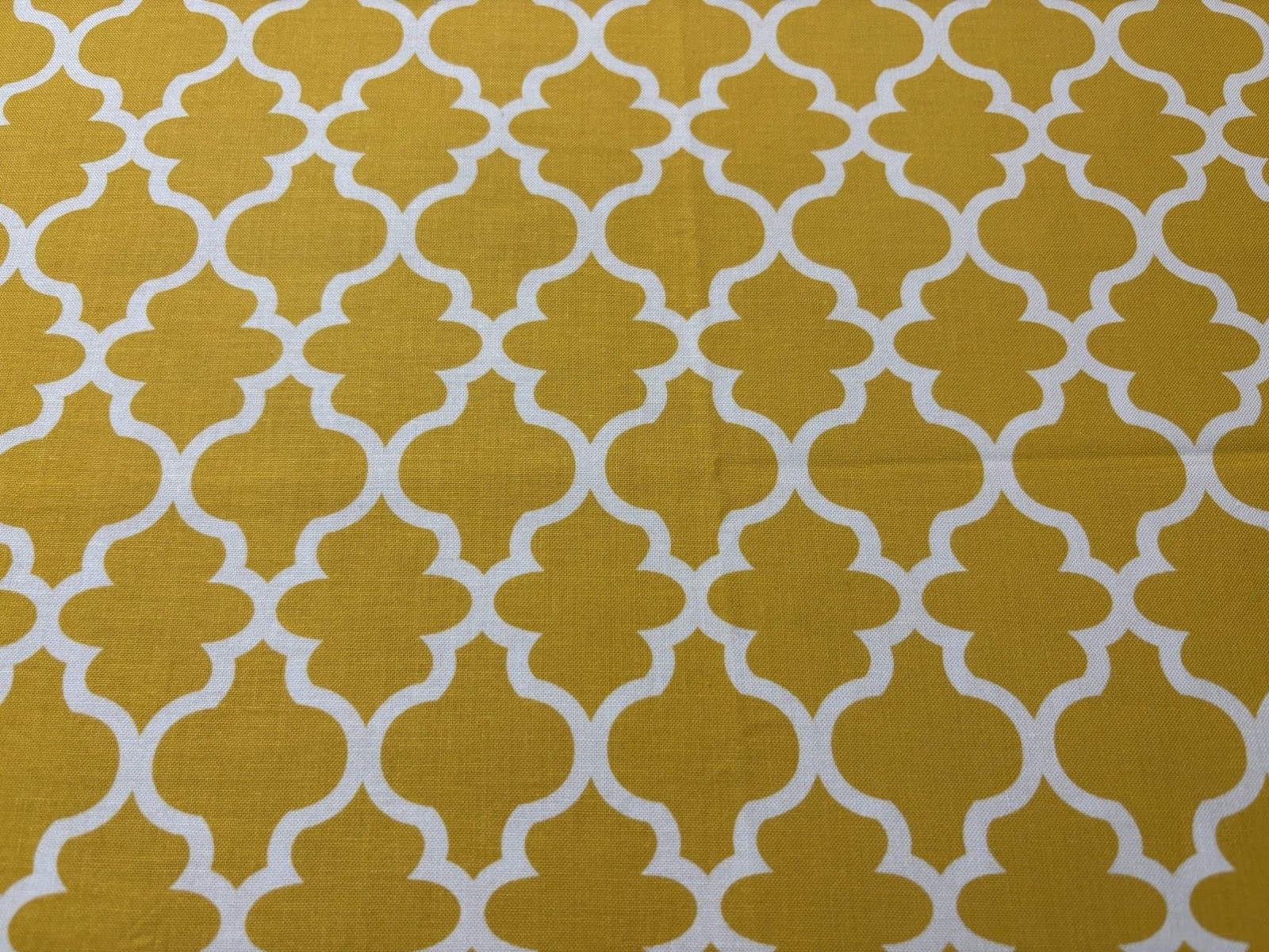 Mustard Yellow & White Window Curtain Valance Perfect for Any Room!