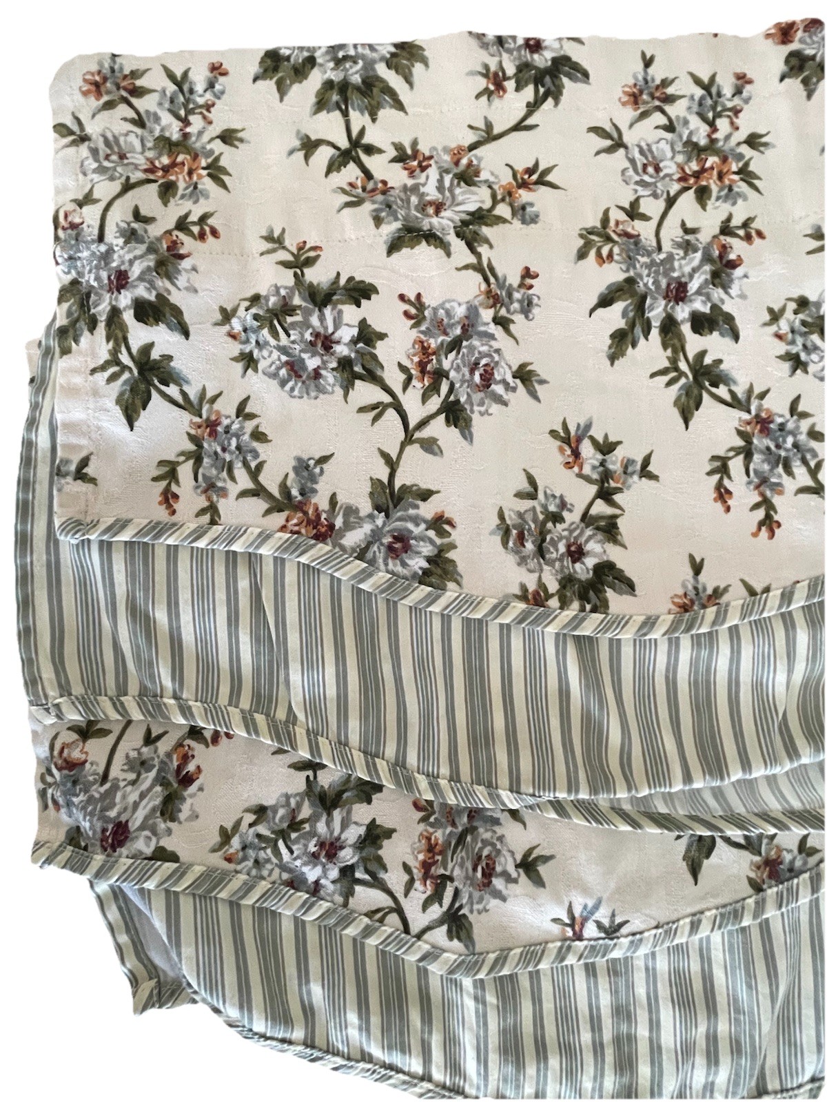 Waverly Garden Room «Carolina» Scalloped Valance Set Cottage Granny Farmhouse