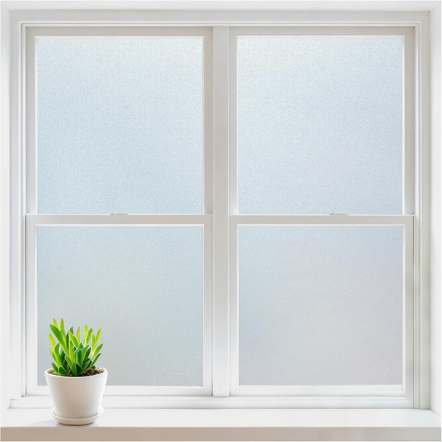 Window Privacy Film, Frosted Glass Window Clings, Static Cling UV