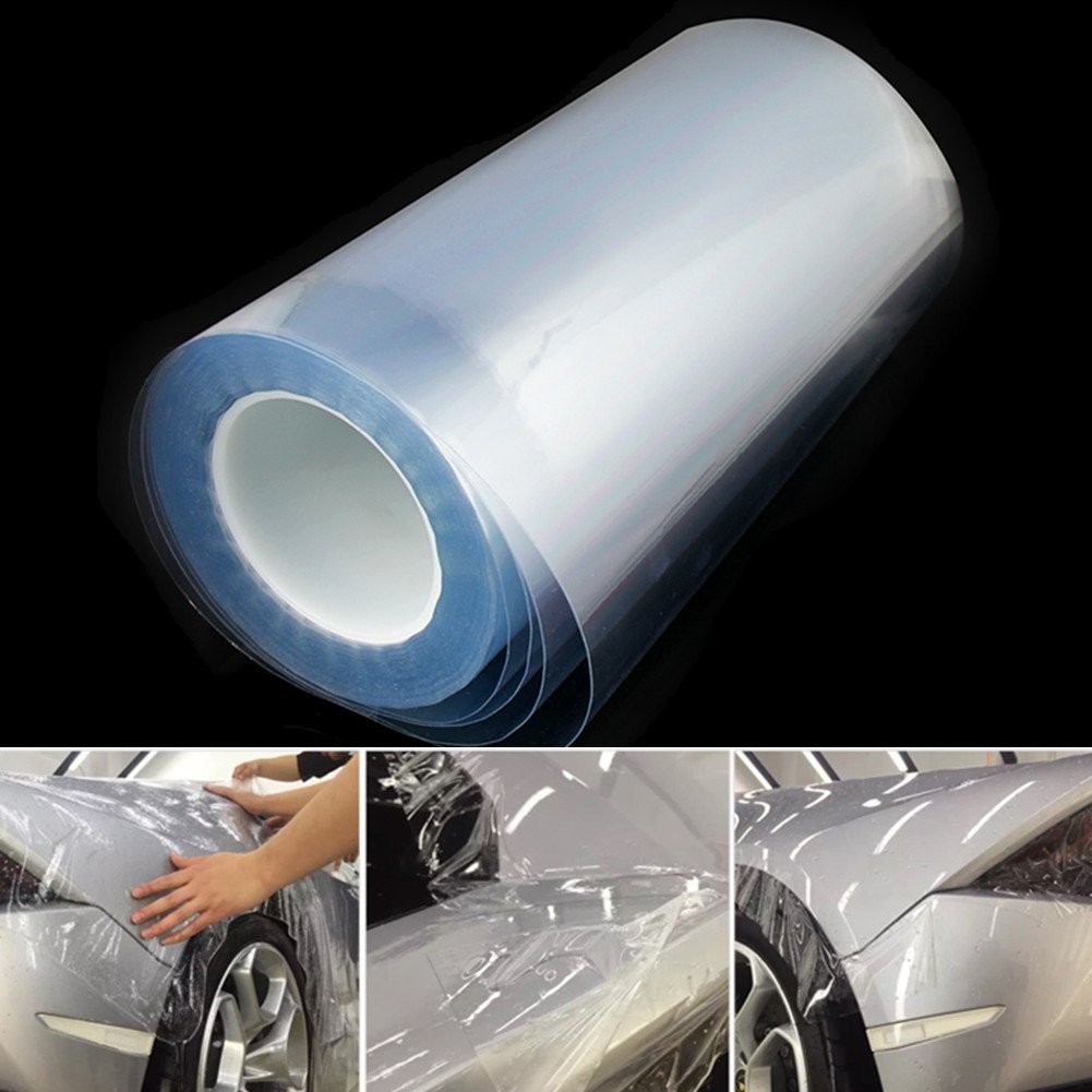 BESTERY Clear Vinyl Gloss Paint Protection Bulk Film Vinyl Wrap Coating Roll .